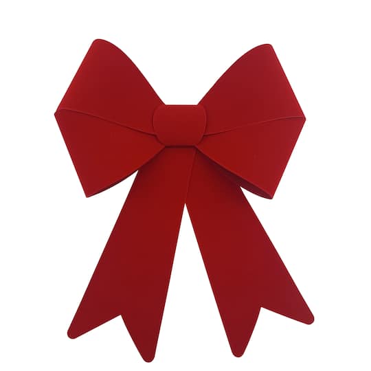 18&#x22; Red Velvet Bow by Celebrate It&#x2122; Christmas